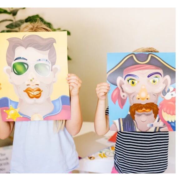 Melissa & Doug Make-A-Face Sticker Pad Book Crazy Characters NEW - Picture 2 of 6